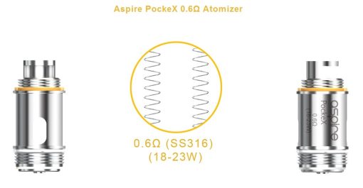 Aspire PockeX Coils 4
