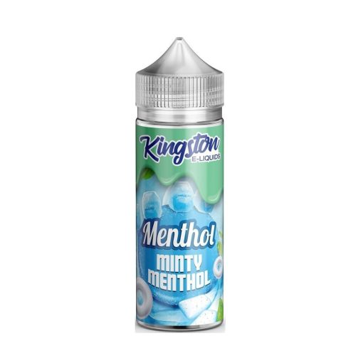 Minty Menthol by Kingston 100ml + FREE NIC SHOTS